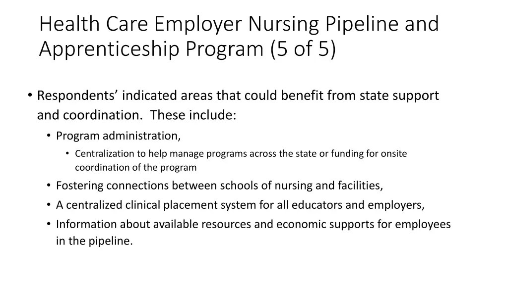health care employer nursing pipeline 4
