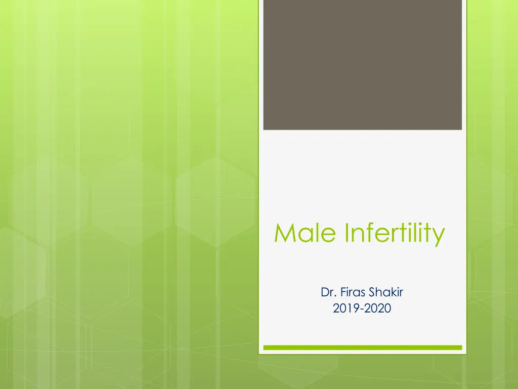 male infertility