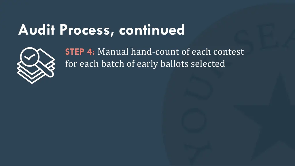 audit process continued 2