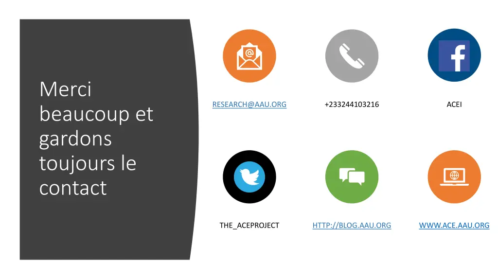 merci beaucoup et gardons toujours le contact