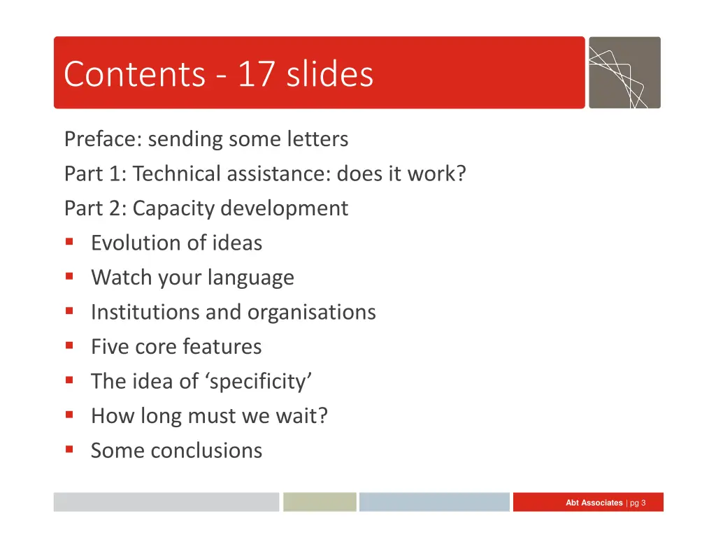 contents 17 slides