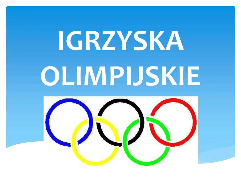 igrzyska olimpijskie