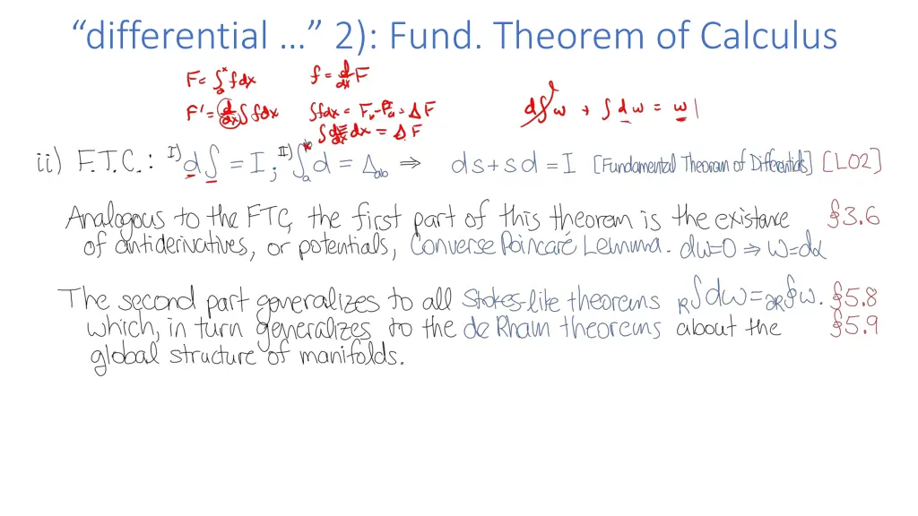 differential 2 fund theorem of calculus