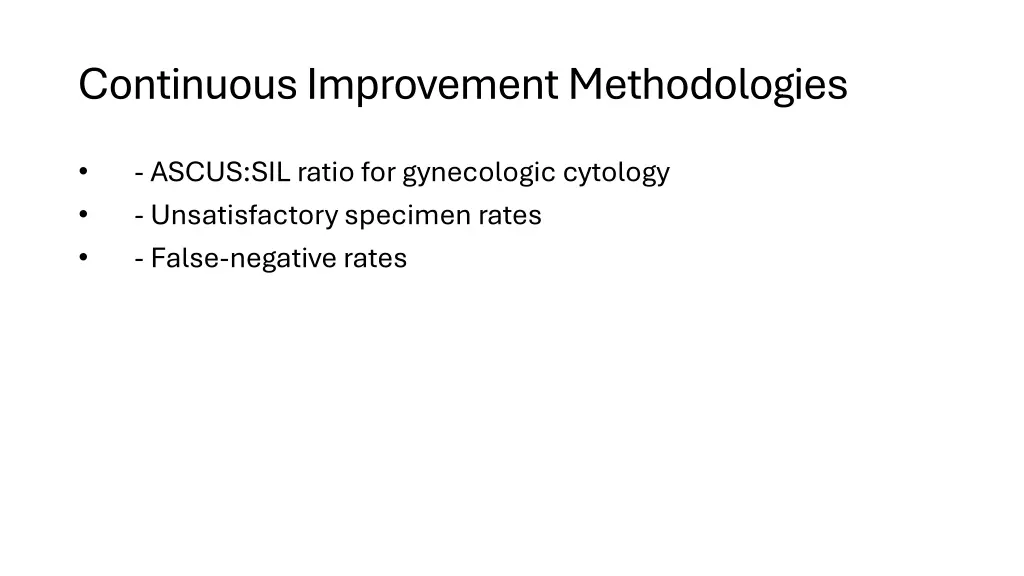 continuous improvement methodologies 1