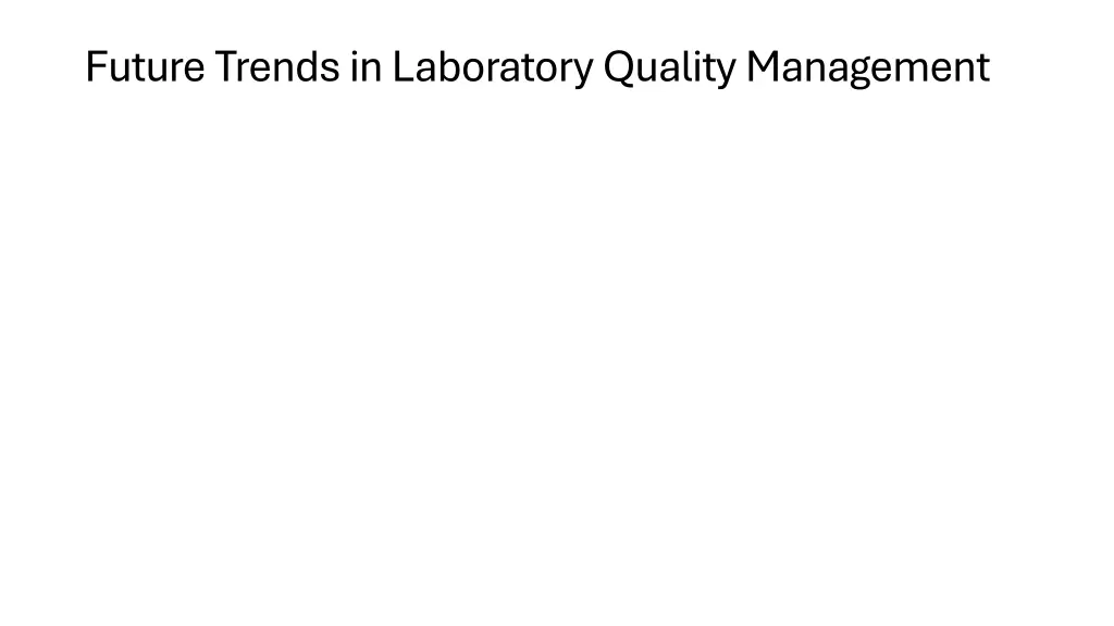 future trends in laboratory quality management