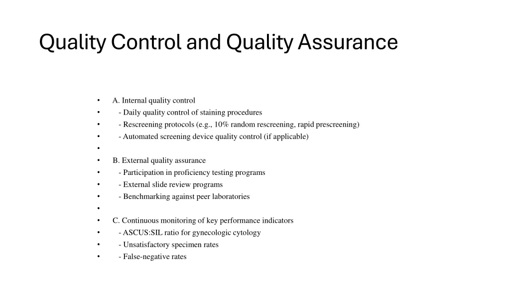 quality control and quality assurance 3