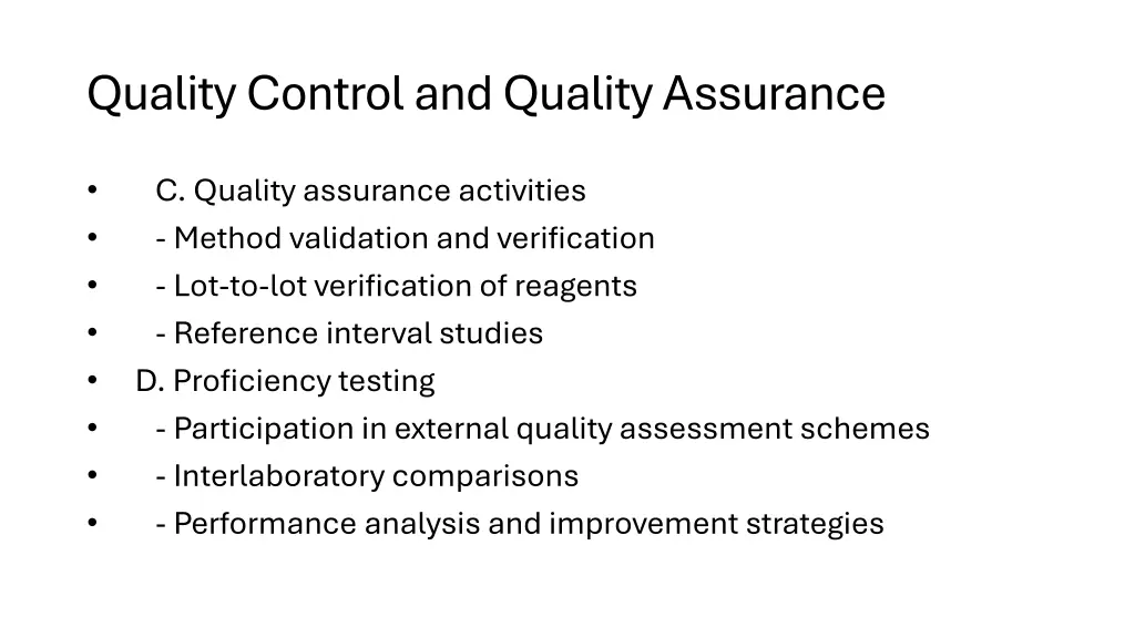 quality control and quality assurance 4