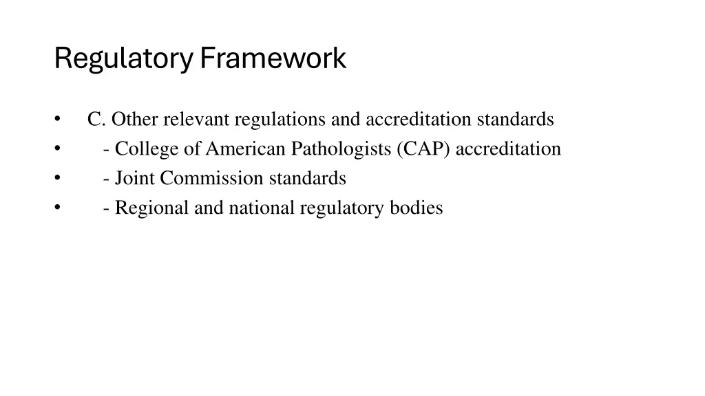 regulatory framework 2