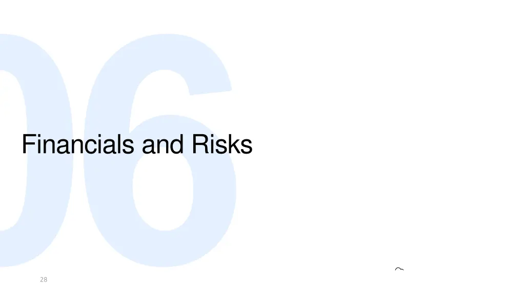 financials and risks
