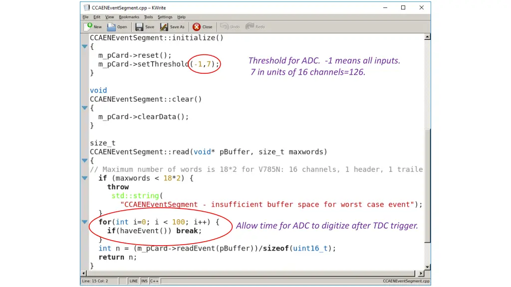 threshold for adc 1 means all inputs 7 in units