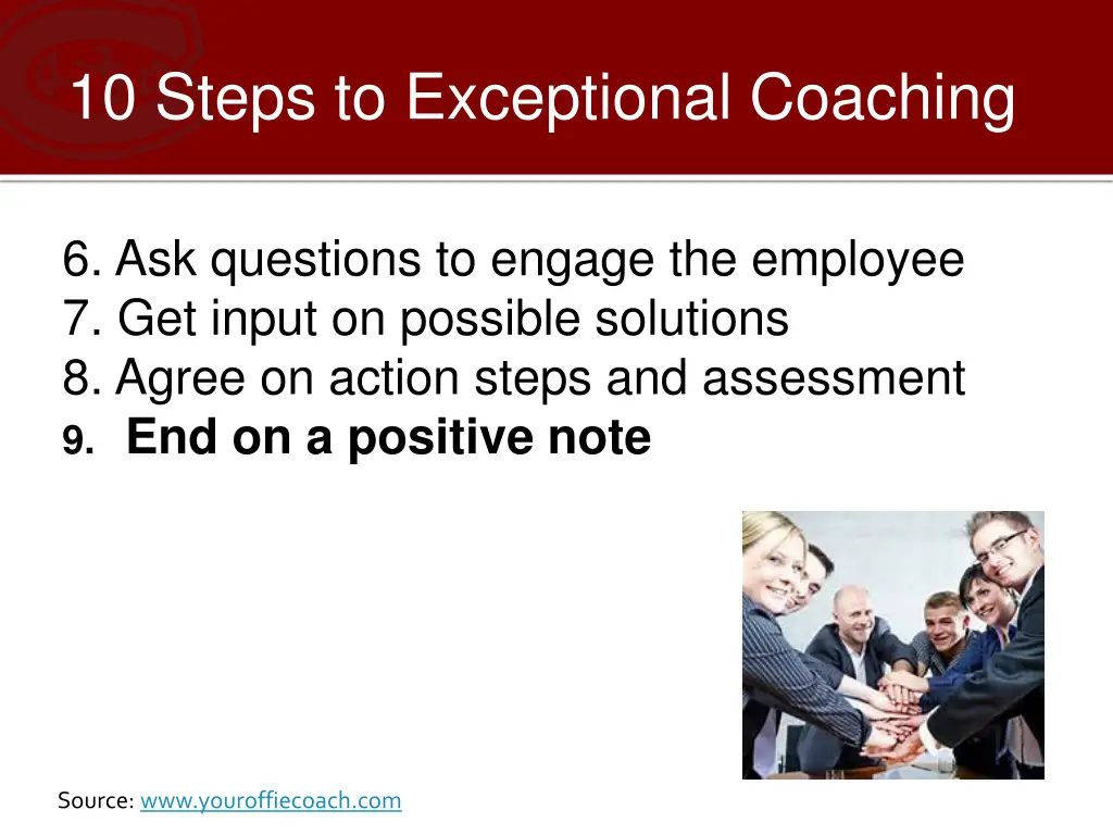 10 steps to exceptional coaching 8