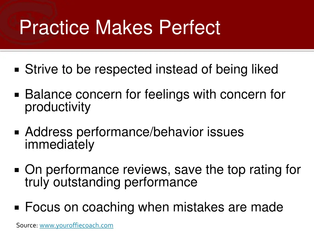 practice makes perfect