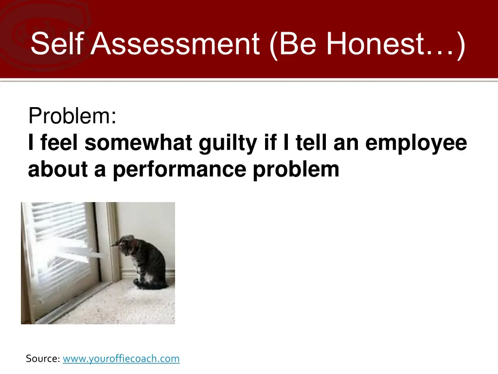 self assessment be honest 6
