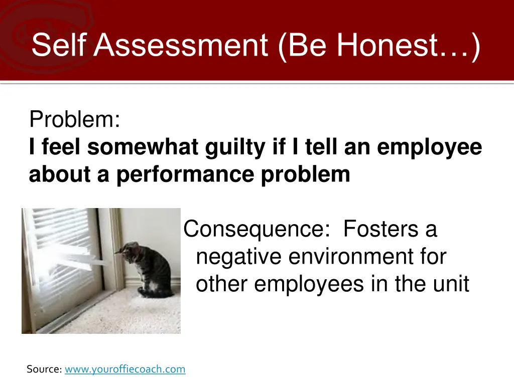 self assessment be honest 7