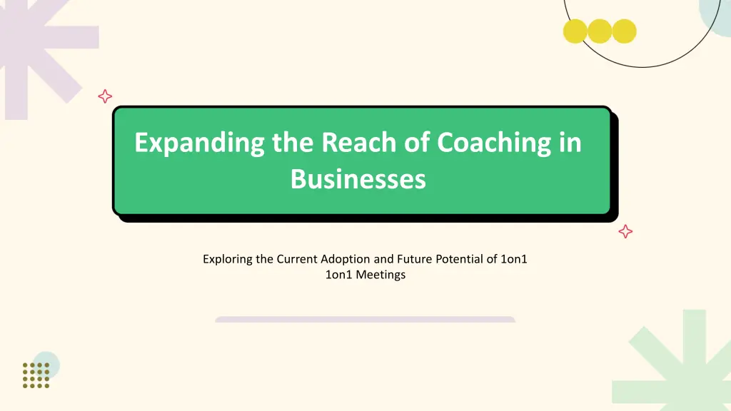 expanding the reach of coaching in businesses
