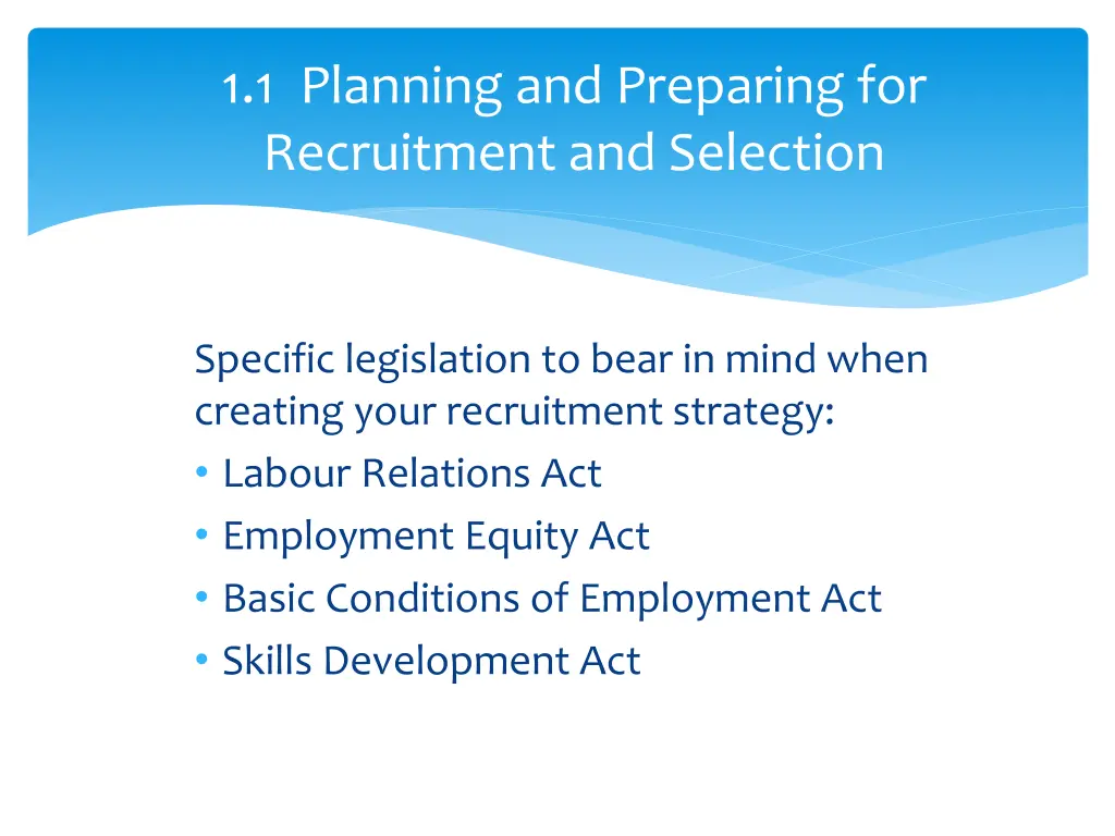 1 1 planning and preparing for recruitment 2