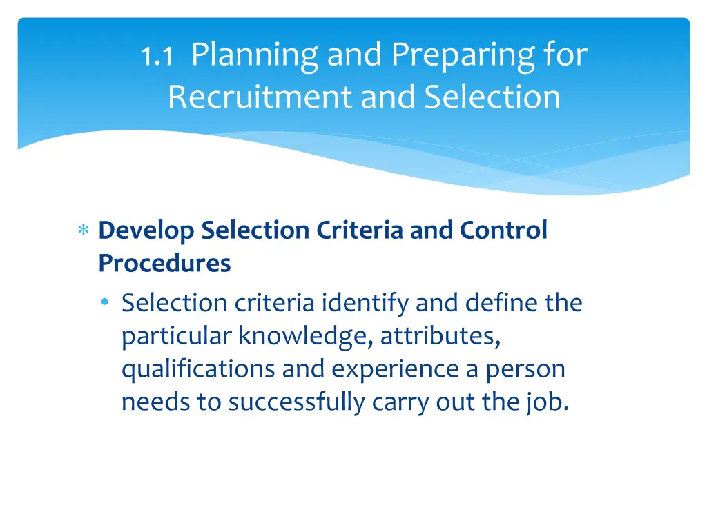 1 1 planning and preparing for recruitment 4