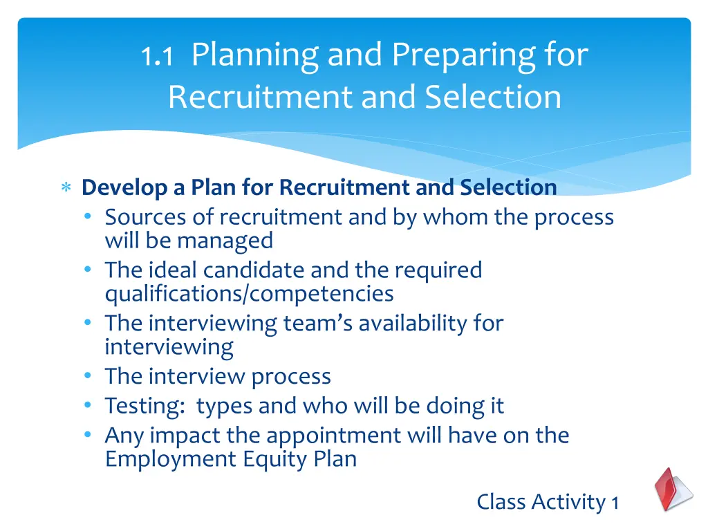 1 1 planning and preparing for recruitment 5