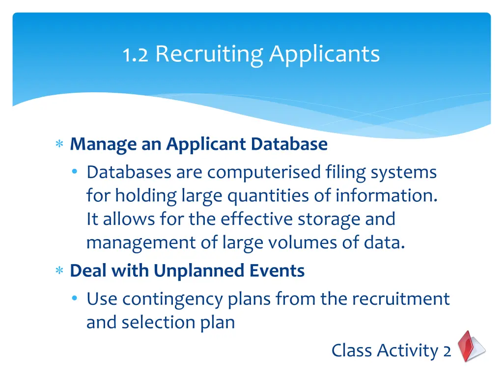 1 2 recruiting applicants 3