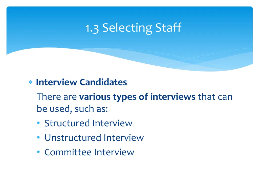 1 3 selecting staff 2