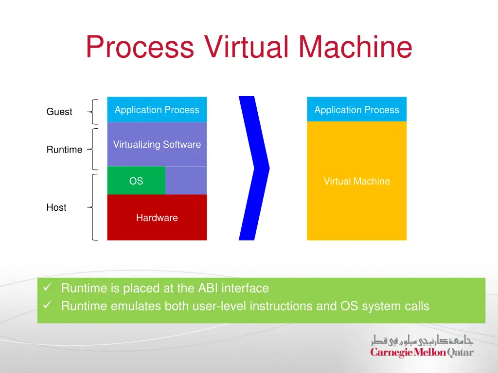 process virtual machine