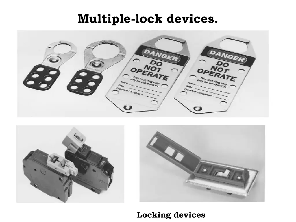 multiple lock devices