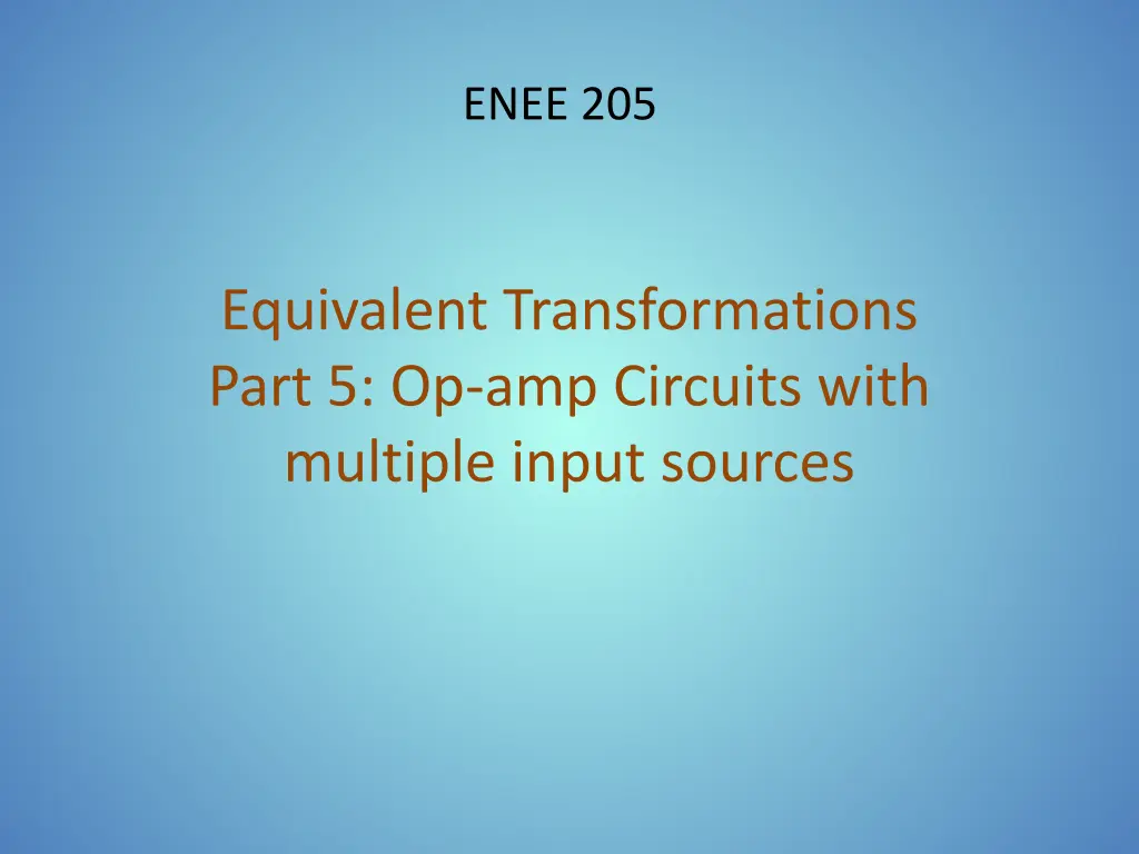 enee 205 4