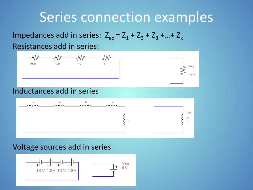 series connection examples