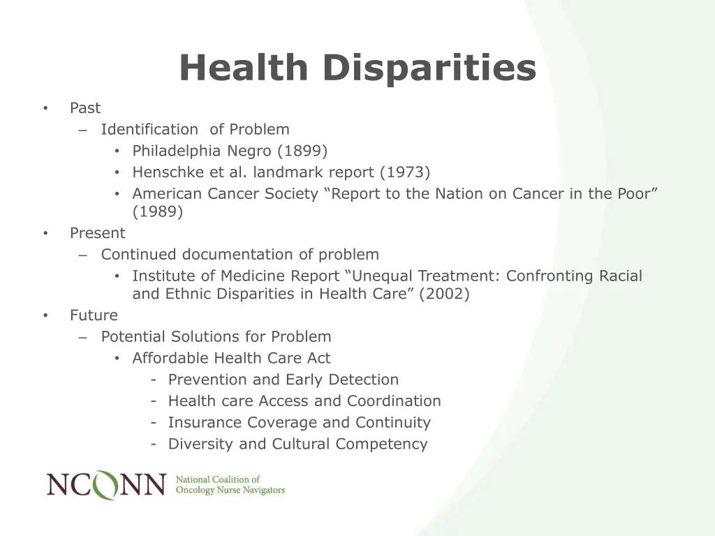 health disparities 1