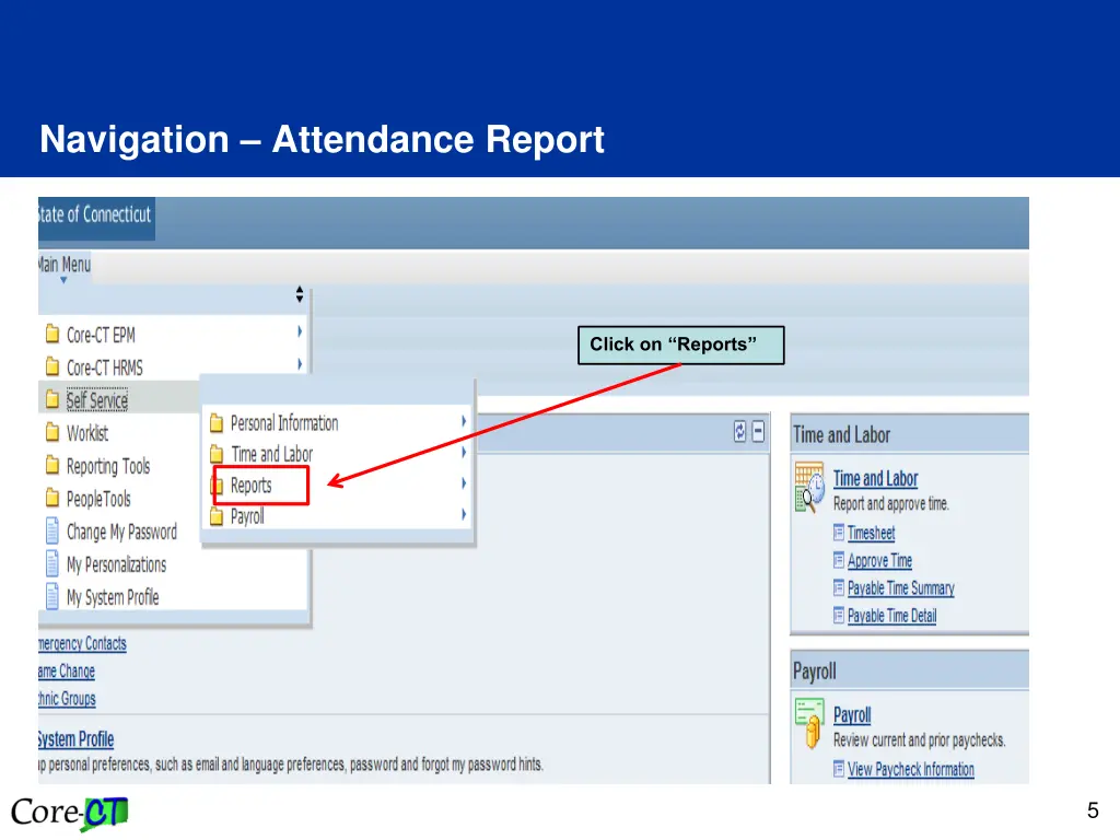 navigation attendance report 1