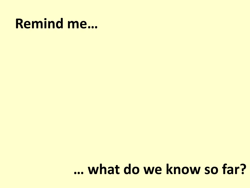 remind me
