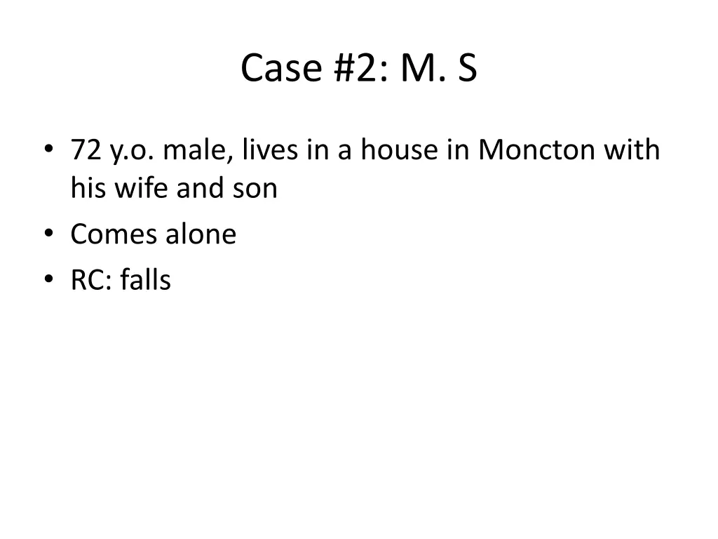 case 2 m s