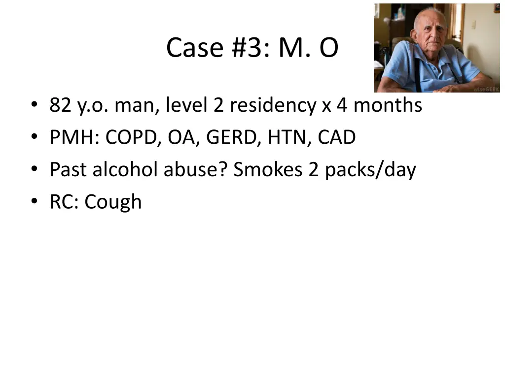 case 3 m o