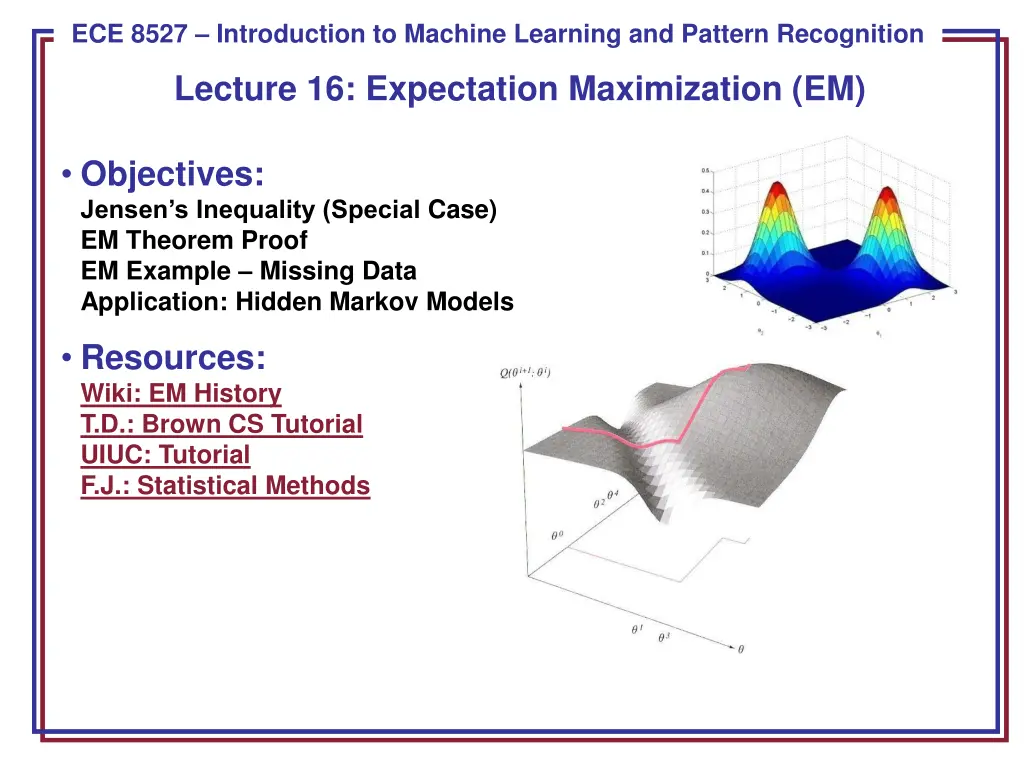 ece 8443 pattern recognition ece 8527