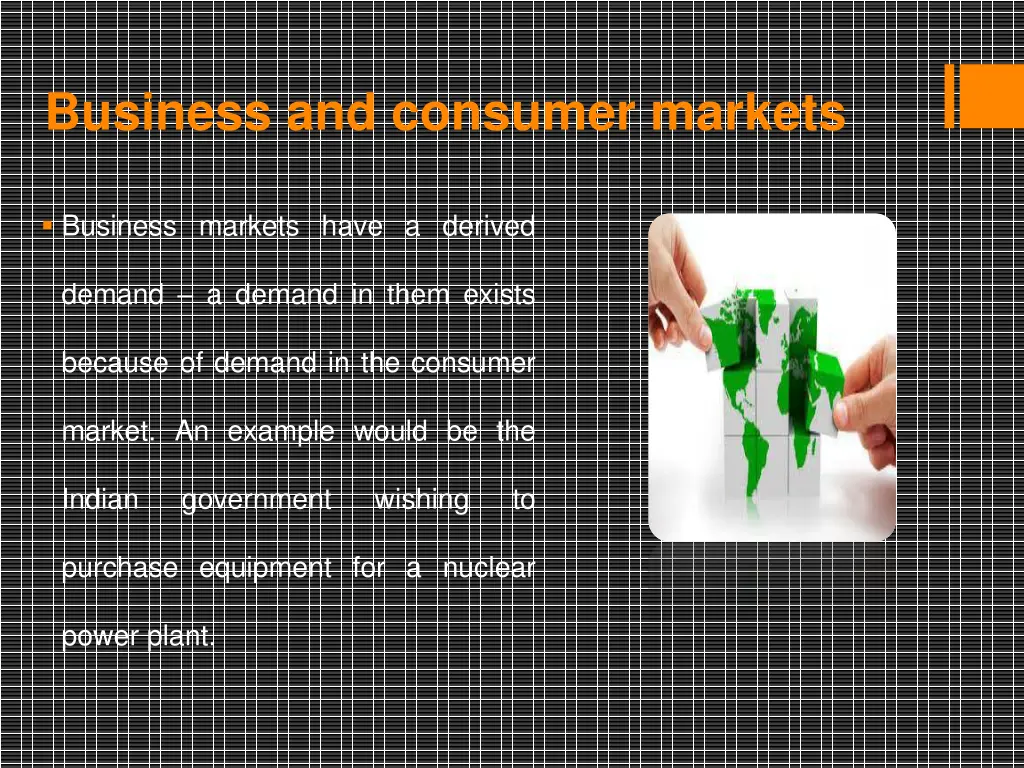 business and consumer markets