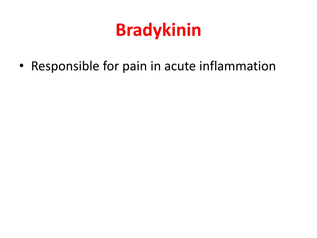 bradykinin