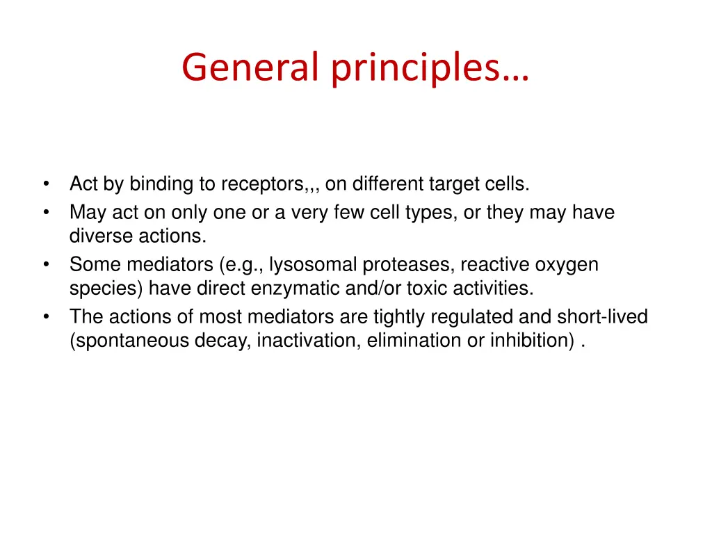 general principles