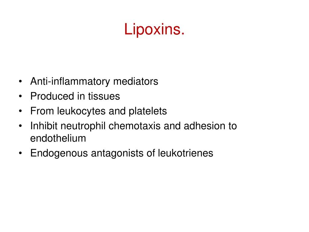 lipoxins