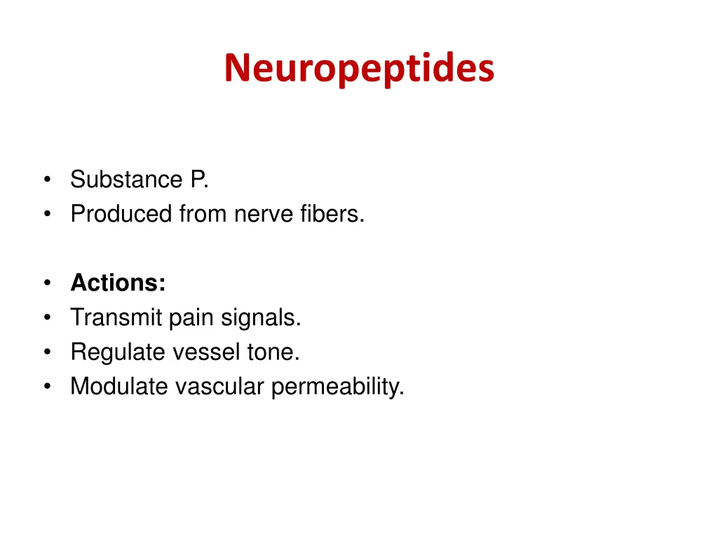 neuropeptides