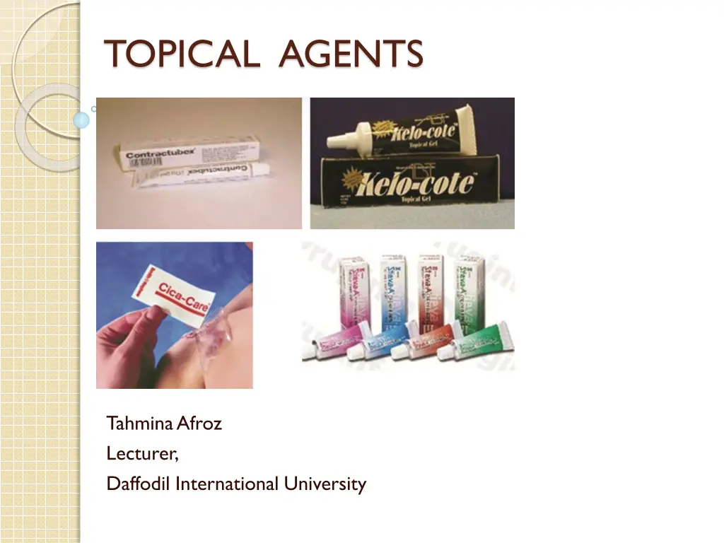 topical agents
