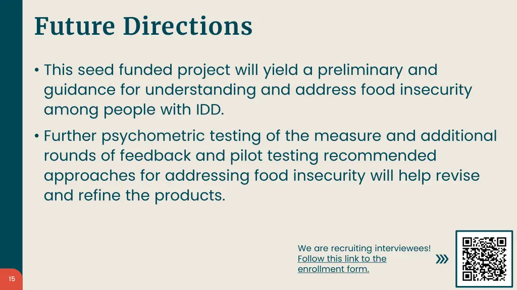 future directions