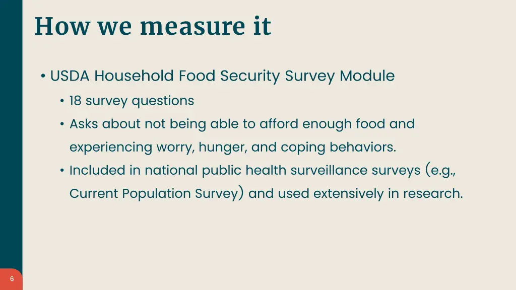 how we measure it