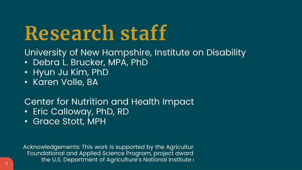 research staff university of new hampshire