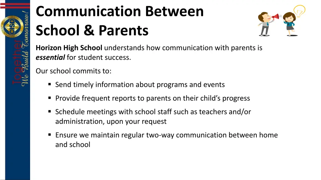 communication between school parents