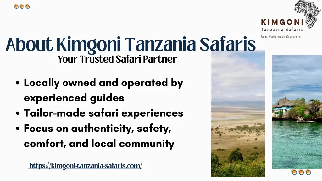 about kimgoni tanzania safaris your trusted