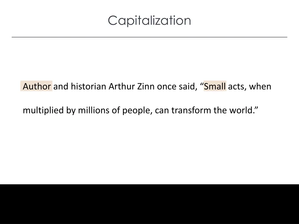 capitalization 2