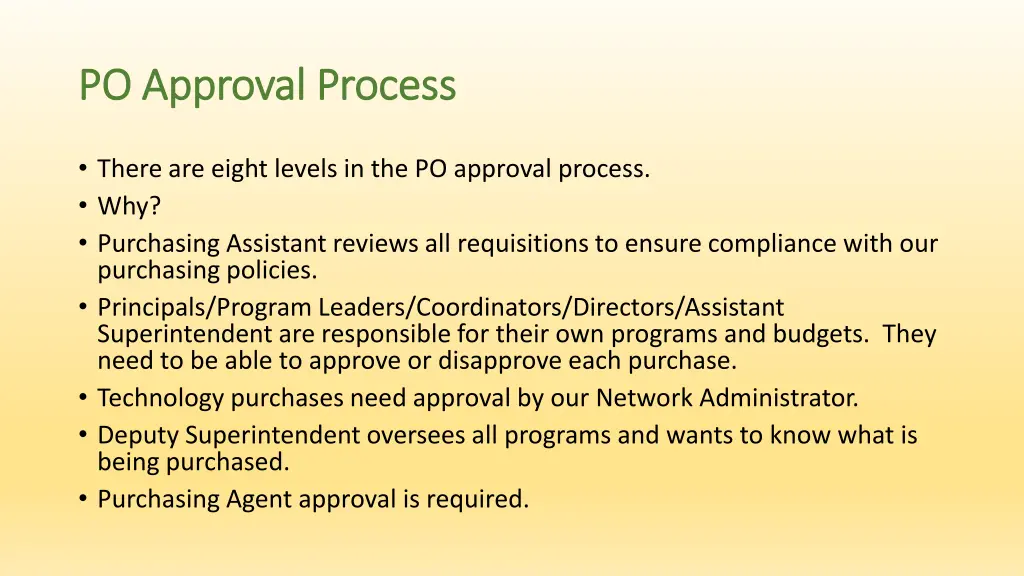 po approval process po approval process