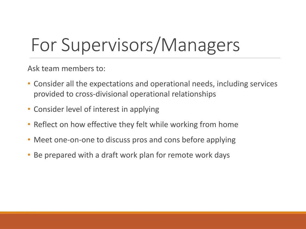 for supervisors managers 1