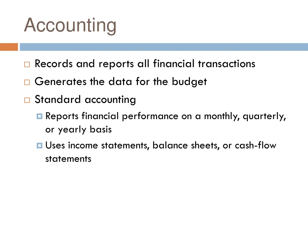 accounting