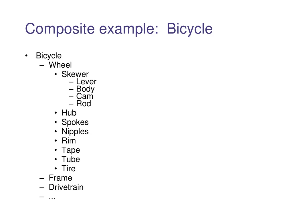 composite example bicycle
